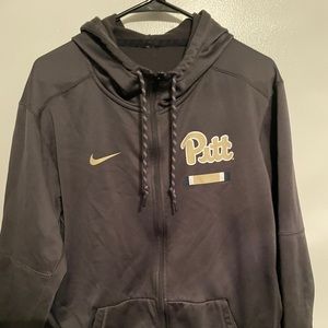 Nike University of Pittsburgh Hoodie Zip Up - XL